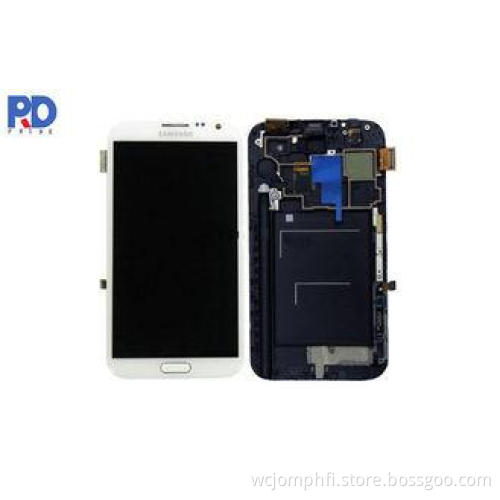 White HD Samsung Note 2 LCD Screen Replacement , 5.5 inch S